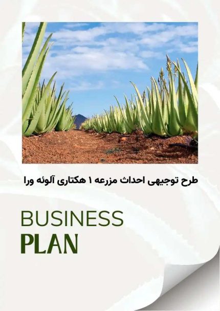 طرح توجیهی احداث مزرعه ۱ هکتاری آلوئه ورا