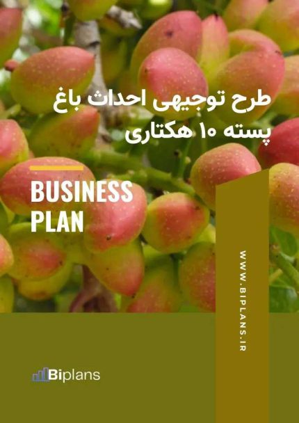 طرح توجیهی احداث باغ پسته ۱۰ هکتاری