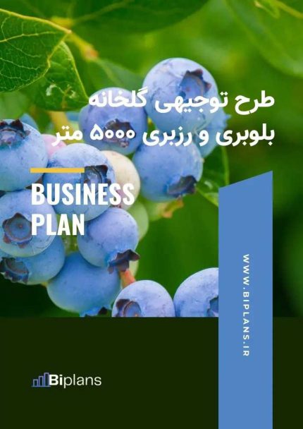 طرح توجیهی گلخانه بلوبری و رزبری ۵۰۰۰ متر