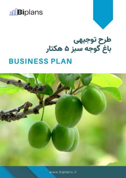 طرح توجیهی باغ گوجه سبز ۵ هکتار